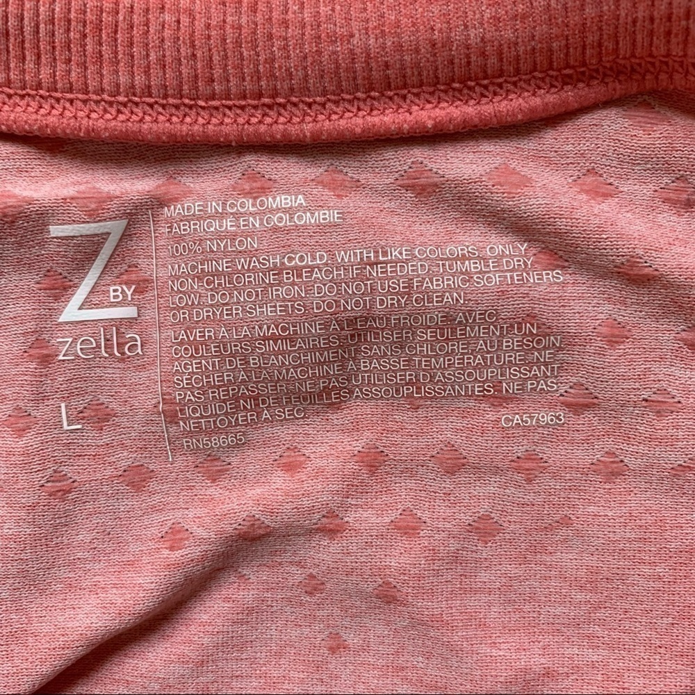 Zella Faded Red Athletic Yoga T-shirt - Picture 4 of 4